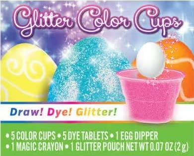 PAAS Easter Egg Coloring Cup Kits - 2 Pack Magical and Glitter, 1.0 Count