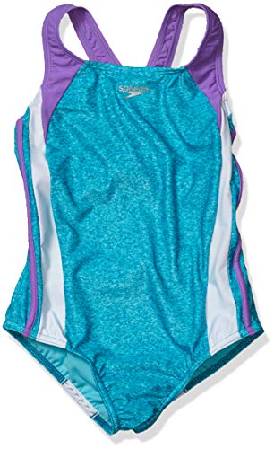 Image of Speedo Girl's Swimsuit One Piece Infinity Splice Thick Strap