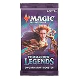 2 Legendäre Karten pro Pack: Jedes Commander Legends Draft Booster Pack enthält 2 legendäre Karten - verschönern Sie Ihr Deck mit Reprints klassischer Commander.