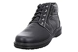 Flexible Laufsohle Jomos Air Comfort 459511-33-000 Herren Schnürschuh aus Glattleder Innenfutter aus Lammfell, Groesse 40, schwarz