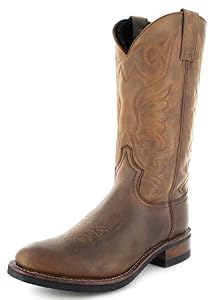 FB Fashion Boots Sendra Boots Damen Lederstiefel 9263 Schafsfellfutter Braun