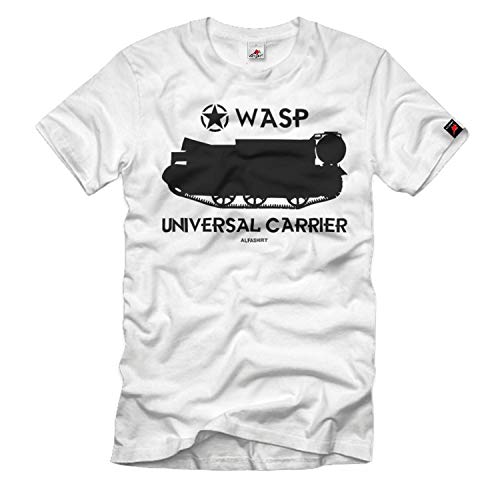 Camiseta Tank Wasp WW2 blanca modelo 33075 con costuras reforzadas para hombre 3XL