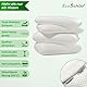 EcoSchlaf® OrthoDual – Orthopädisches Kissen – Zertifiziert – Nackenstützkissen Seitenschläferkissen Nackenkissen aus Dual Memory Foam – Ergonomisches Kopfkissen – Nackenschmerzen (60 x 35 x 08)