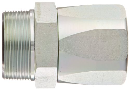 Image of EATON Weatherhead 06932D-132 Male Pipe Rigid Fitting, AISI /SAE 12L14 Carbon Steel, 1-13 /16 inch Hose ID, 2 1 /2 inch Tube Size