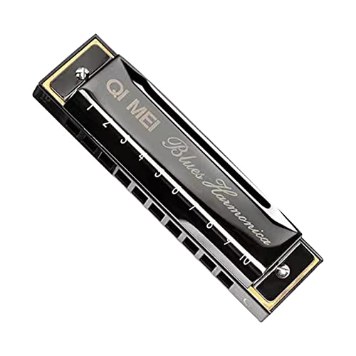 Harmonica Blues (10 trous, clé de C) pour débutants, adultes, enfants - Les Beatles, Paul McCartney, John Lennon, RIngo Starr, George Harrison Harmonica Blues (10 trous, clé de C) pour débutants, adultes, enfants
