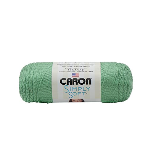 Image of Caron Simply Soft Sage Yarn - 3 Pack of 170g /6oz - Acrylic - 4 Medium (Worsted) - 315 Yards - Knitting /Crochet
