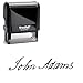 Custom Signature Stamp, Upload Your Own Signature Self-Inking Stamp (Black)