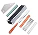 Guitar Luthier Tool Including Fret Leveling Beam Sanding Leveler Beam, Guitar Fret File, Stainless Steel Fret Rocker and Fingerboard Guards Protectors, Grinding Stones