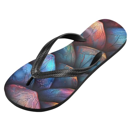 Dragon Scales Colorful Men's & Women's Classical Beach Rubber Sandal Flip Flop Comfortable Slipper 214B2768