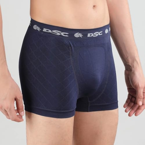 DSC Athletic Supporter Trunk | Navy Blue | Size: Extra Large | Soft-Touch Polyester + Spandex Stretch | Snug Fit | Breathable Fabric | Supporter Brief | Pack of 1