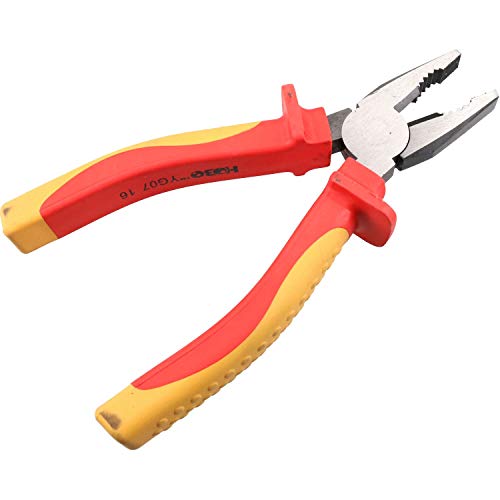 Alicates combinados aislados VDE de 180mm con mango suave antichoque eléctrico 3