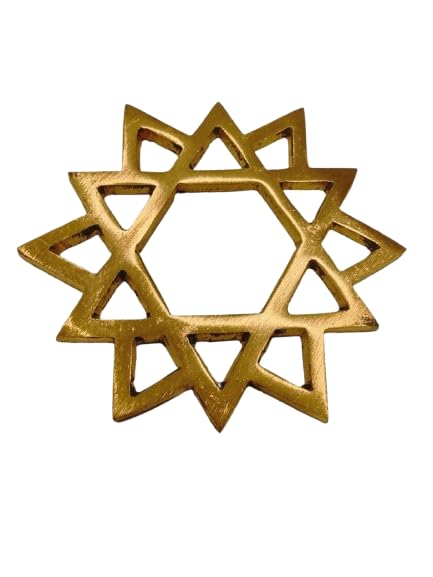 Copper Star Shape Energy Helix Vastu Remedy for Home Office North East Direction 3.5 Inch