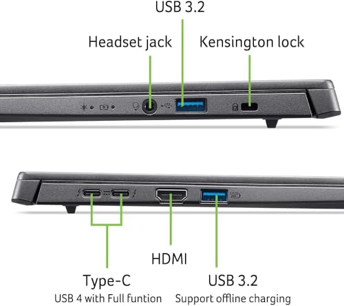 Image of Acer Aspire 14 inch AI Copilot+ PC WUXGA Touchscreen Laptop, Intel 8-core Ultra 9 288V (Up to 48 Tops), Intel ARC 140V, 32GB LPDDR5X, 1TB SSD, Wi-Fi 6E, FHD Webcam, W /128GB PSD&Stylus, Win11 Home