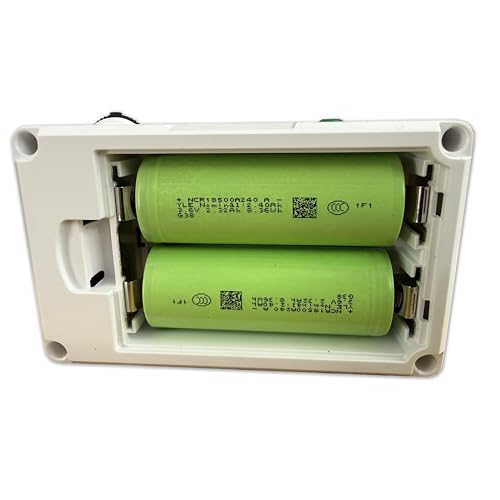 TapePlayers Powerplay Battery 18500 18490 2400mAh 3.7V Rechargable Li-ion Batteries for ImmersionRC FPV DVR 2-Pack (2-Pack)