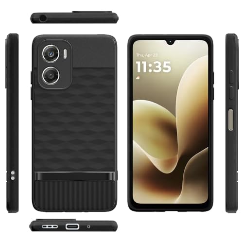 Image of Shockproof Case for Motorola Moto G06 4G / G06 Power 4G | Full Camera Protection | TPU Flexible Back Cover for Motorola Moto G06 4G / G06 Power 4G (Matte Black)