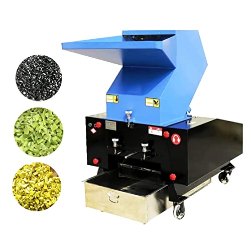 Haywhnkn Electric Plastic Shredder Plastic Crusher Granulator For Recycling Heavy Duty Plastic Grinding Plastic Grinder Granulator 220V 2.2Kw #TOP3