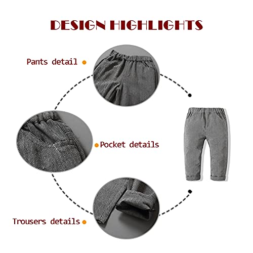 Image of Baby Boys' 4-Piece Set with Dress Shirt, Vest, Pants, and Tie