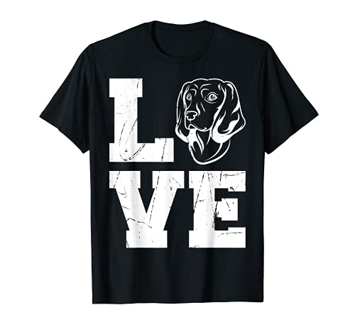 Love Bavarian Mountain Hound head Design T-Shirt