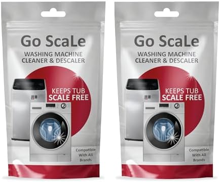 Washing Machine Cleaner Descale Powder Descaling Appliance Quick Drum Descale Deep Cleaning for Semi and Fully Automatic Front and Top Load Tub Clean Pouches 100 G (Packet Of 2)