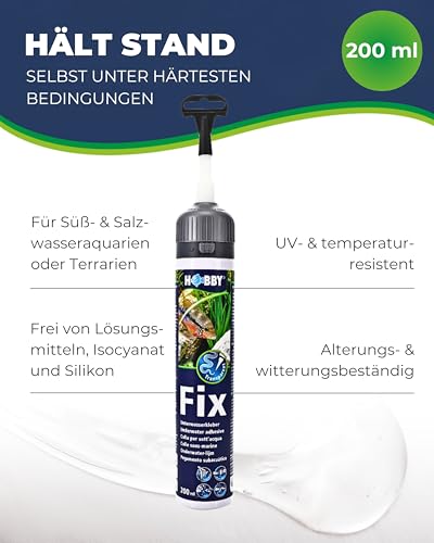 Unterwasserkleber für Aquarien 200 ml Kartusche