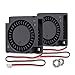 24V 30mm Ventilatore Ventilatore 3010 Doppio Cuscinetto A Sfera Turbina Turbo Ventola di Raffreddamento Minin Scarico Dissipatore (pacchetto di 2pcs)