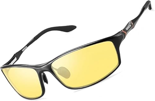 Glass For Driving Women Anti-glare Polarized Yellow Tinted