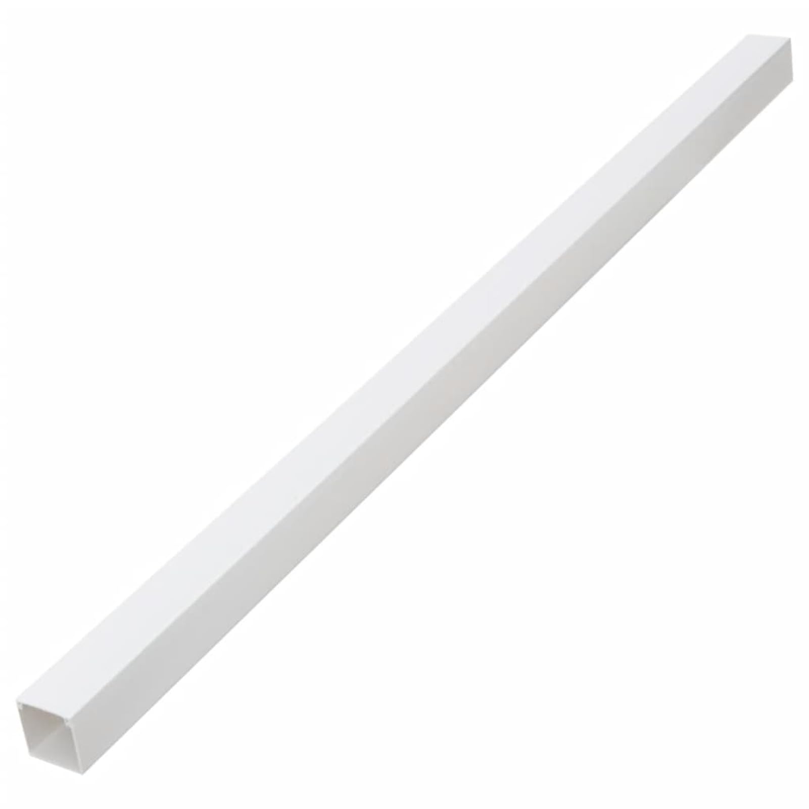 Homgoday Canaleta para cables, 40 x 25 mm, 30 m, PVC, muebles de interior para salón, oficina, dormitorio