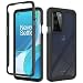 Produktbild GOGME Hülle für OnePlus 9 Pro, [Fallschutz, rutschfest] 360-Grad-Ganzkörper Handyhülle Gegen Stöße Transparent Schutzhülle Cover, Ultra-dünne Stylische Harter PC Silikon Case, Schwarz