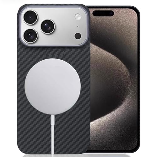 Coque iPhone 17 Pro fibre aramide texture carbone et ultra légère