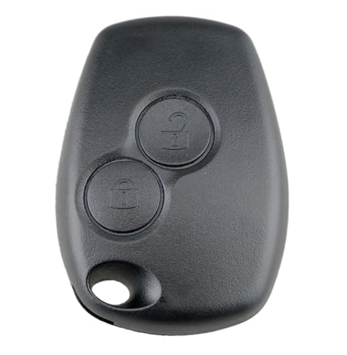 Car Key Fob Case Replacement Fits for Renault Clio Kangoo Megane Laguna Modus Dacia Twingo,2 Buttons Auto Remote Key Cover(No Blade)