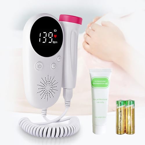 Gel for Doppler Monitor Baby Movement Monitor for Mother-to-be Doppler Accessories for Home Use Only (Pink)