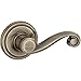 Kwikset Lido Hall/Closet Lever in Antique Brass