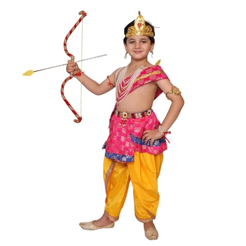 Image of Kaku Fancy Dresses Ram Costume for Kids Infant Baby Ram Dress for Boys with Accessories