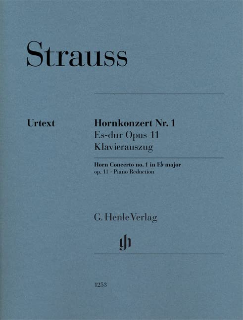 STRAUSS R. - CONCIERTO MIb M OP.11 Nº 1 (TRP) URTEXT