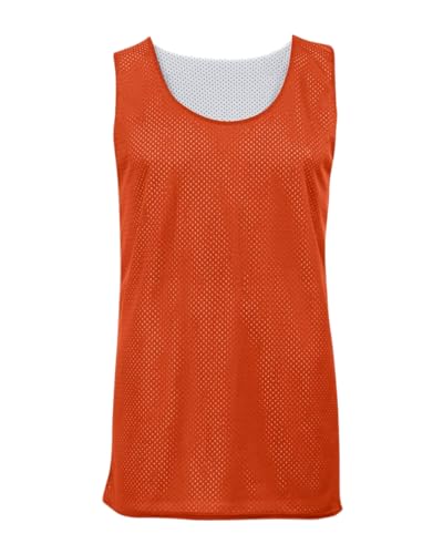 Badger Sports Mesh Rev. Tank - S - BO/WH