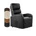 Produktbild TOTAL RELAX MASSAGESESSEL RELAXSESSEL MIT ELEKTRISCHER AUFSTEHHILFE - (Braun camel)