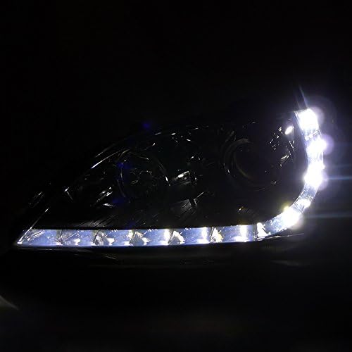 Spec-D Tuning 2LHP-CV04G-8-RS Honda Civic Ex Dx R8 Style Smoked Halo Projector Headlights