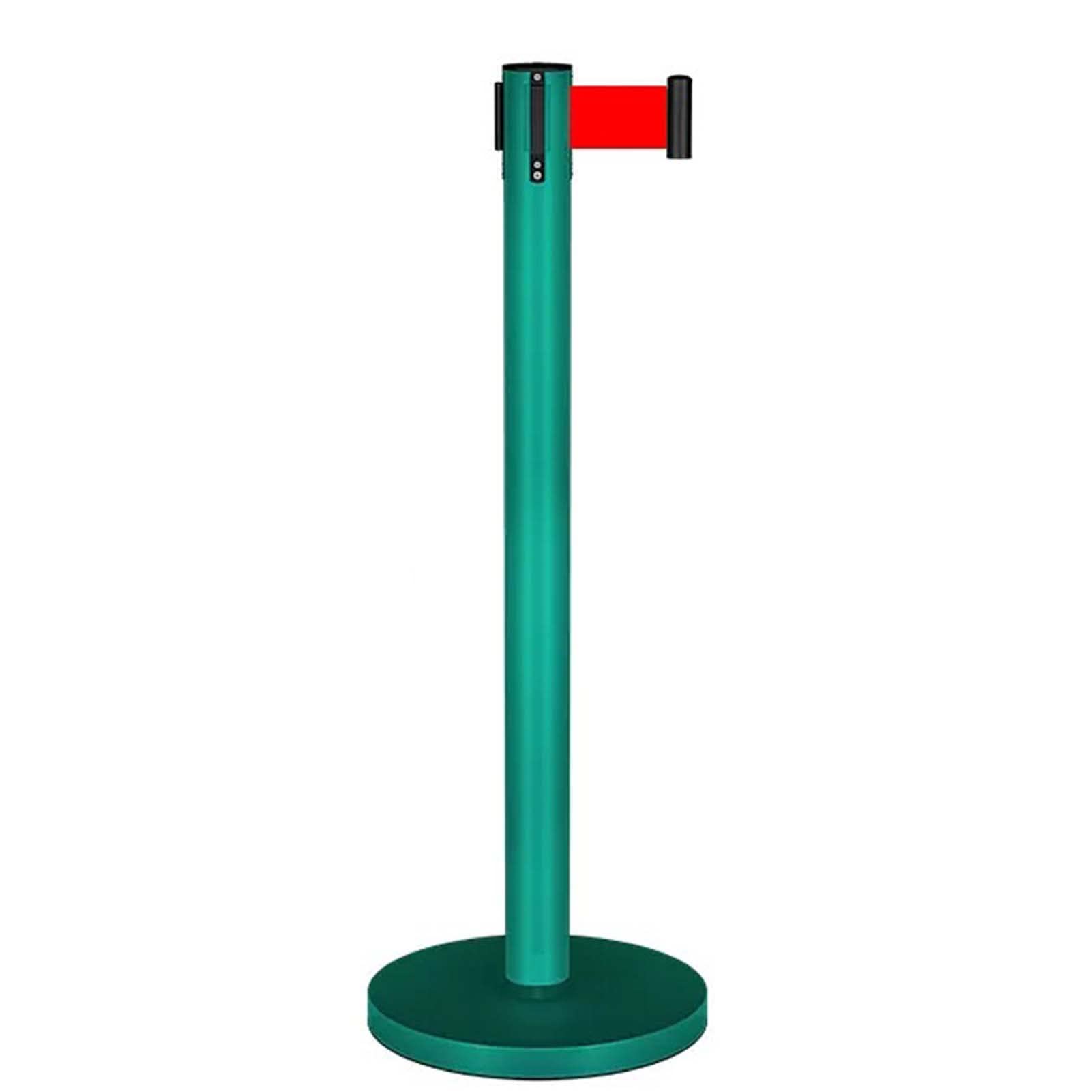 2 Paletti Separatori Con Nastro Estensibile - Nero, Base In Cemento, Per Fiere O Eventi - Foto 10