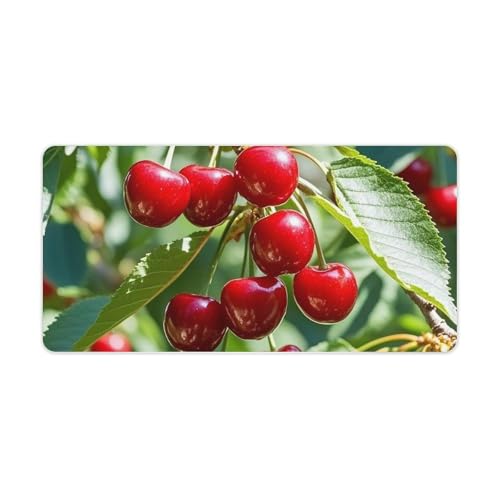 Sous-main de bureau Cherry grand tapis antidérapant protège table souris