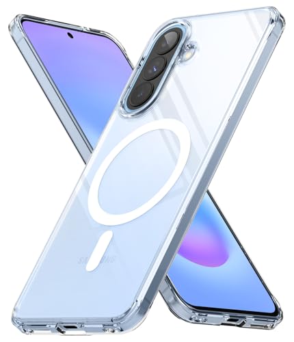 Ringke Fusion for Samsung Galaxy A57 5G Case [Compatible with MagSafe] UV Coating for Scratch & Discoloration Resistant, Shockproof Air Pockets - Magnetic Clear