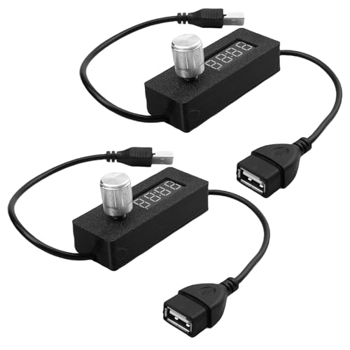WIYETY 2 unidades USB temporizador enchufe: temporizador de cuenta regresiva cable de conmutación: mecanismo de temporizador ajustable 24h, diseño de temporizador inteligente, temporizador ajustable