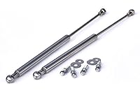 Chrom Motorhaubenlifter poliert mit Anbaumaterial Für VW Golf 2 Jetta II Chrom Haubenlifter Haubendämpfer Lifter Dämpfer