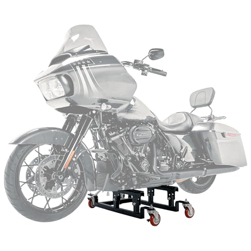 Let's Roll Motorcycle Stand with Wheels for Garage Storage