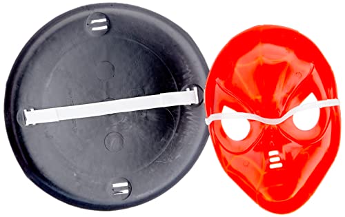 Kit Defensores, LePlastic, Escudo e Máscara Ninja, 23 cm