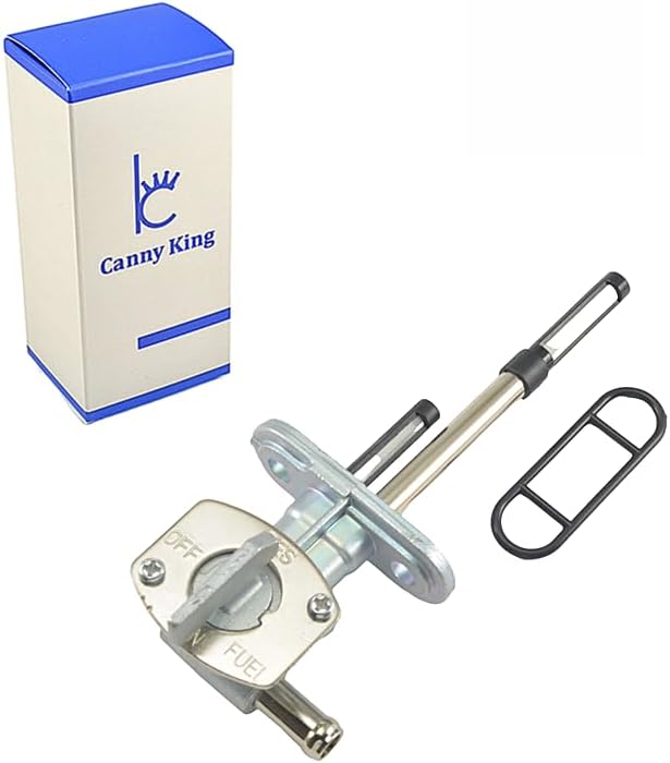 Fuel Valve Petcock Shut Off Replacement for Yamaha Warrior 350 YFM350 1987,1988,1989,1990,1991,1992,1993,1994,1995,1996,1997,1998,1999,2000,2001,2002,2003,2004 Replace OEM# 21V-24500-20-00