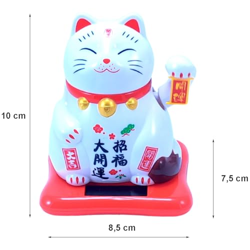 Maneki Neko, Gatinho da Sorte Japones, Gato da Sorte, DT0845, O Gato da Sorte Japonês é Um Símbolo d