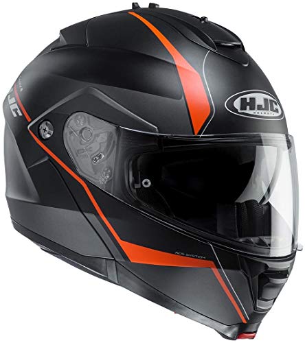 HJC IS Max II Mine MC5SF - Casco de moto (talla XL), color naranja