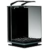 Marineland Portrait Glass LED Aquarium Kit, 5 Gallons, Hidden Filtration,Black