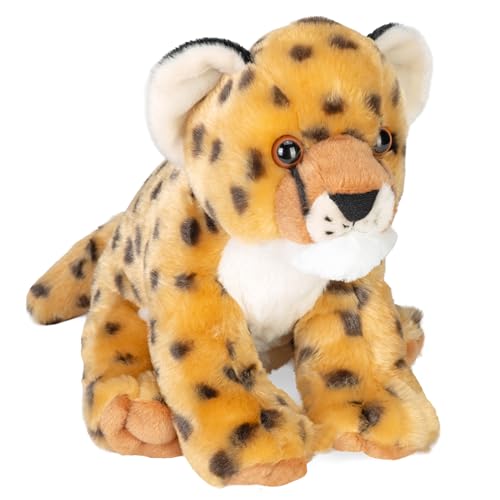 Wild Republic Cheetah Cub Plush, Stuffed Animal, Plush Toy, Gifts for Kids, Cuddlekins 12'