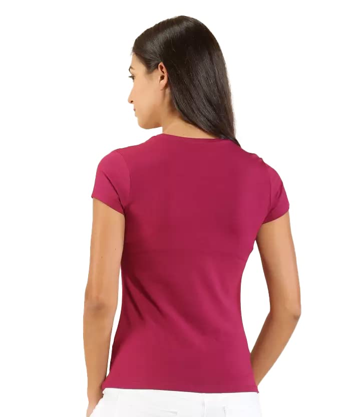 Image of Lyra Women's Cotton Regular Fit T-Shirt